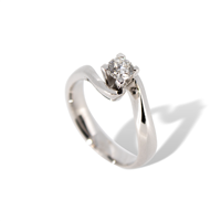 Anello solitario Recarlo R30S0333/039 in oro 18k e diamanti naturali Donna  - R30S0333/039